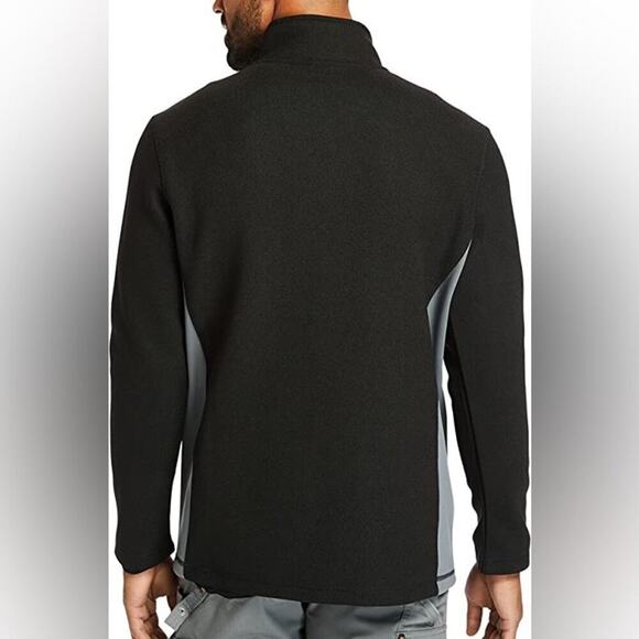TIMBERLAND Pro Studwall Quarter-Zip Textured Fleece in Black - Picture 14 of 15